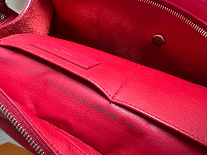 Yves Saint Laurent (YSL) Red Small Cabas Chyc Bag (RRP £1,350)
