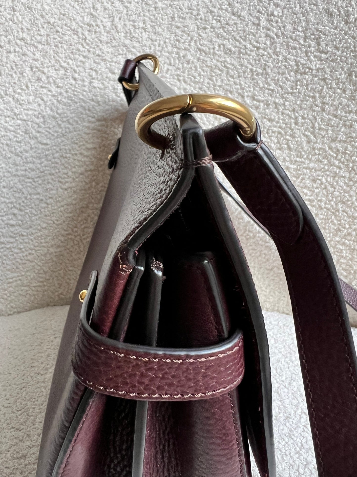 Mulberry Oxblood Amberley Satchel (RRP £1,195)