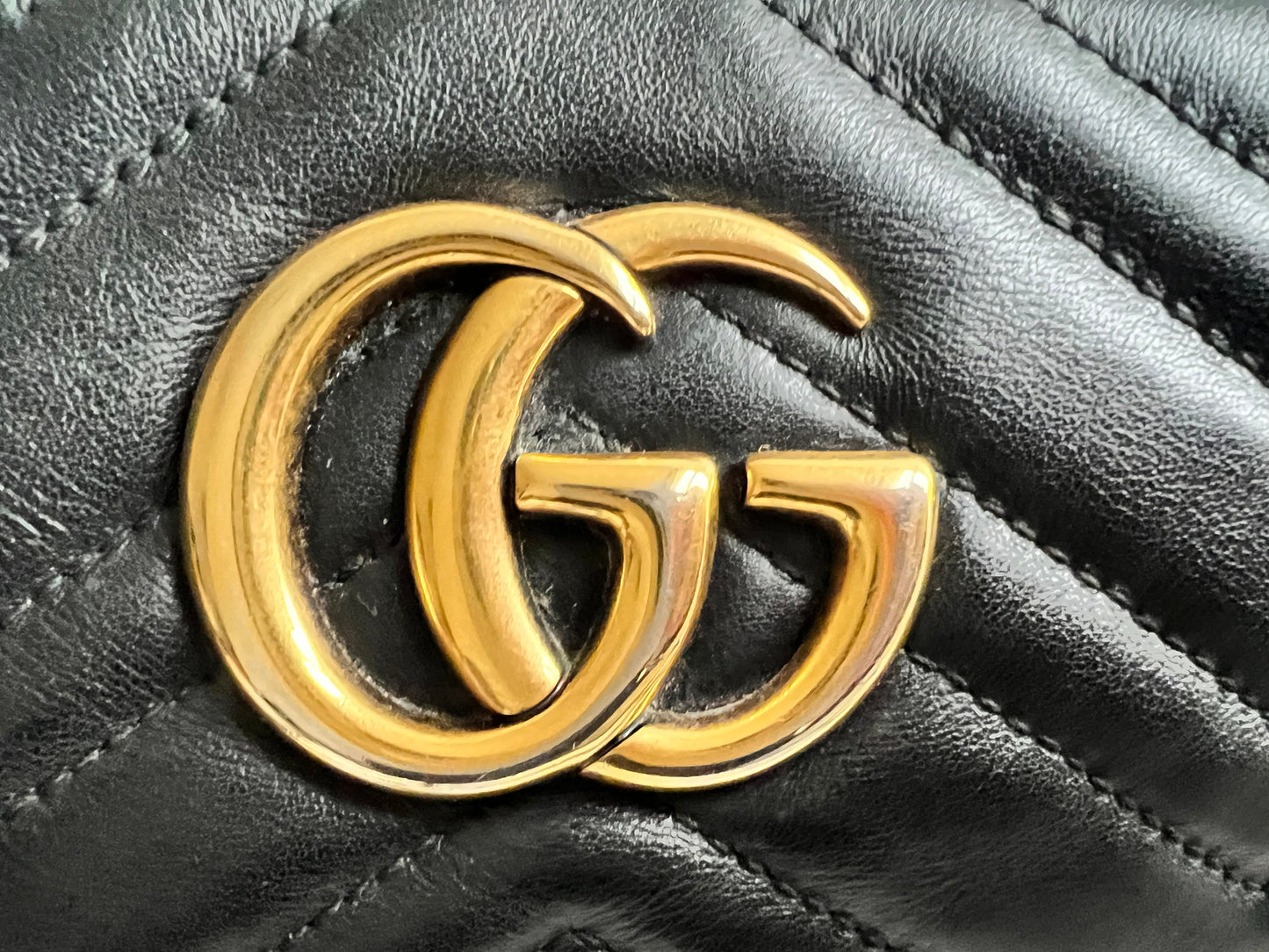 Gucci GG Black Marmont Small Shoulder Bag (RRP £1440)