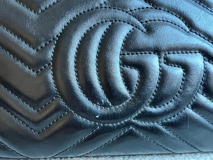 Gucci GG Black Marmont Small Shoulder Bag (RRP £1440)