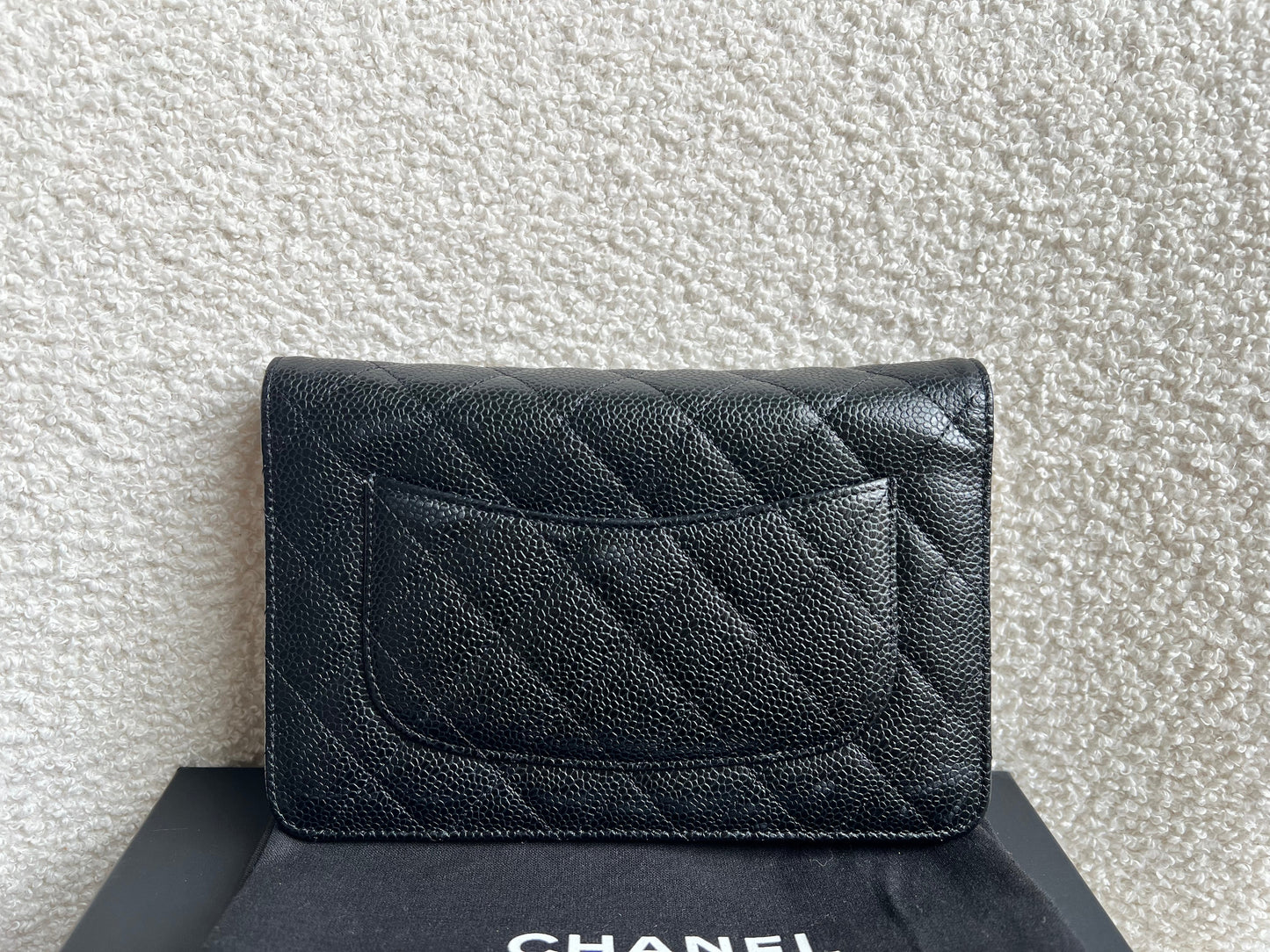 Chanel Black Caviar Wallet on Chain (RRP £2,930)