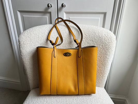 Mulberry Small Deep Amber Bayswater Tote (RRP £795)