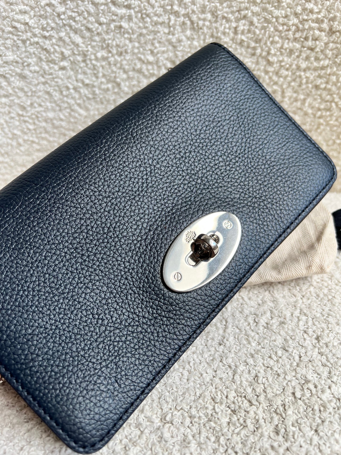 Mulberry Midnight Bayswater Clutch (RRP £495)