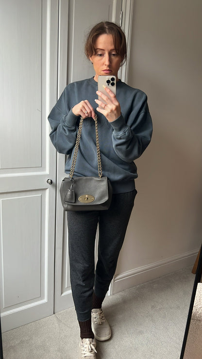 Mulberry Grey Regular Lily with Gold Hardware (RRP £995)