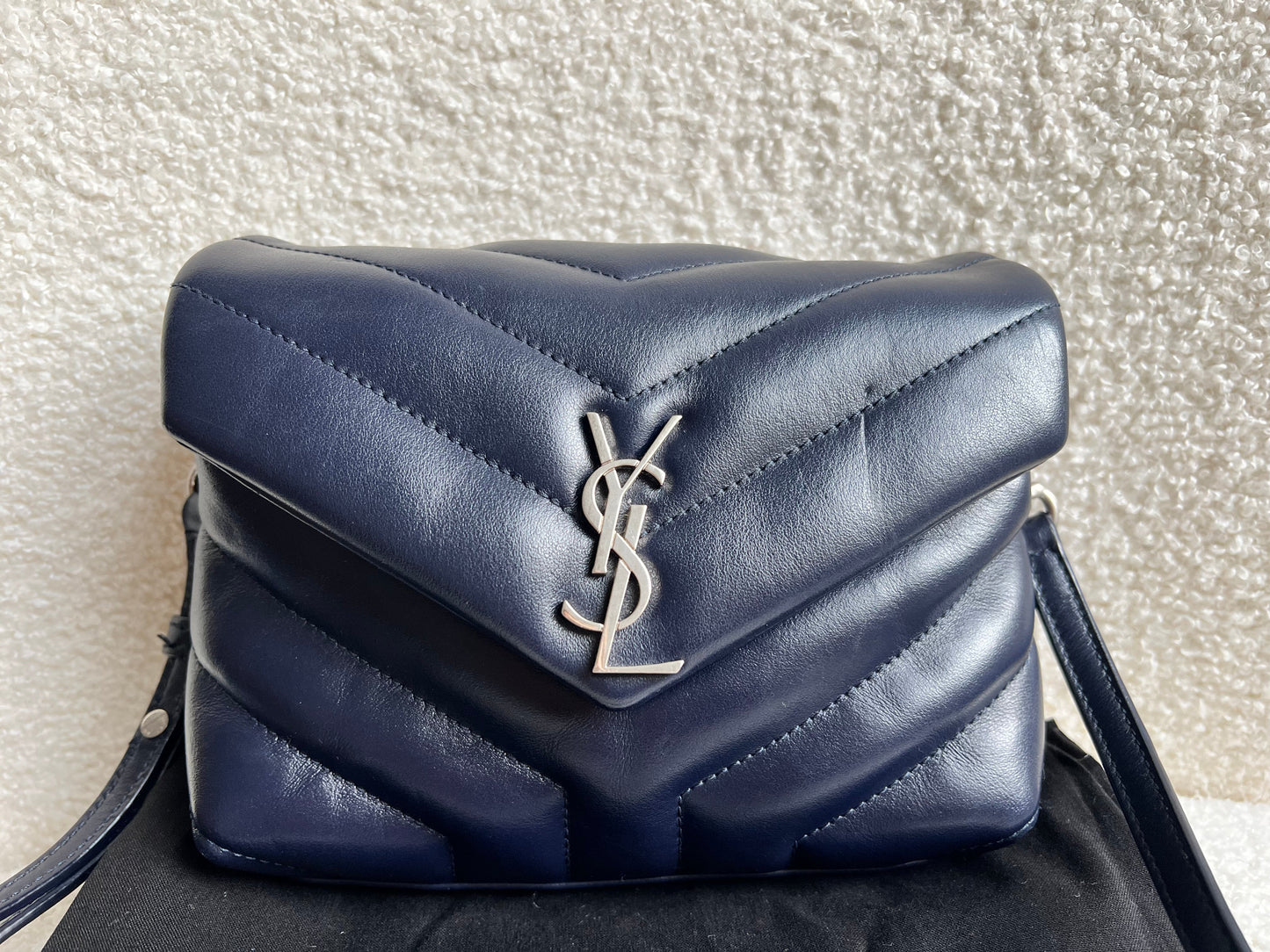 Yves Saint Laurent (YSL) Navy Blue Toy Lou Lou (RRP £1350)