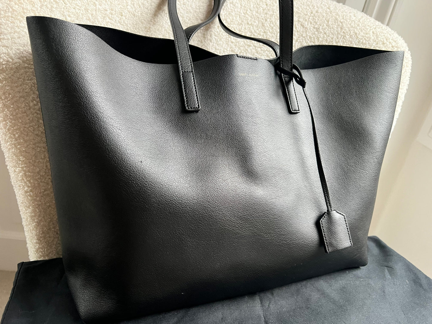Yves Saint Laurent (YSL) Black E/W Shopping Tote (RRP £1115)