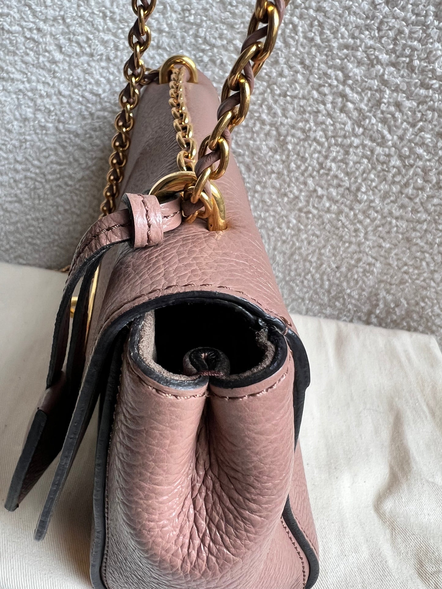 Mulberry Dark Blush Regular Lily with Gold Hardware (RRP £995)