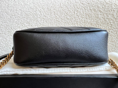 Gucci GG Black Marmont Mini Shoulder Bag (RRP £1,360)