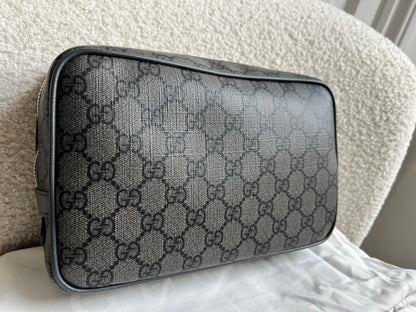 Gucci Grey / Black Supreme Toiletries Bag (RRP £575)