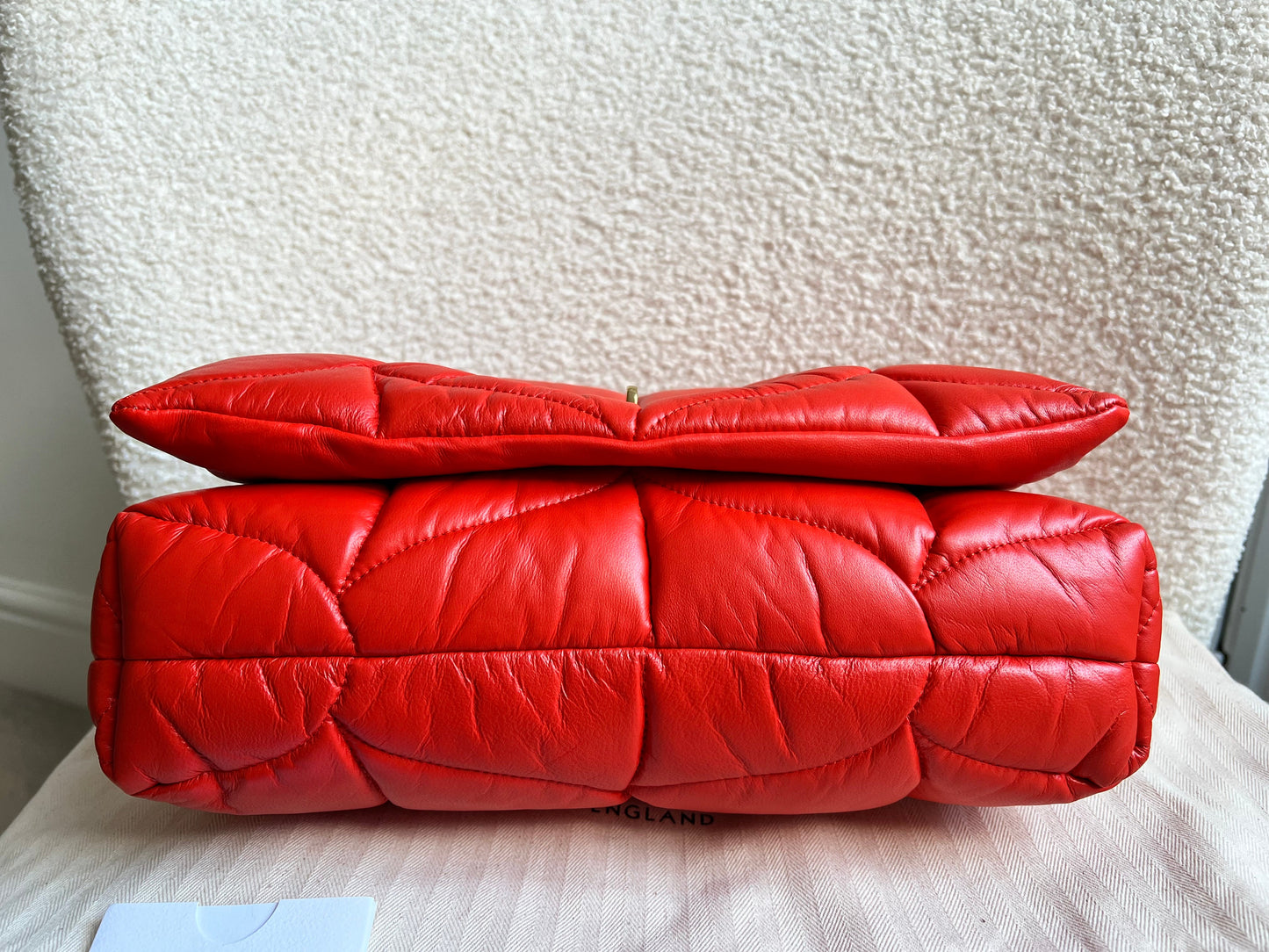 Mulberry Coral Orange Softie in Pillow Effect Nappa Leather (RRP £1650)