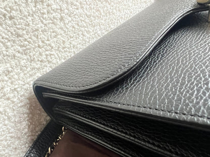 Gucci Interlocking GG Black Medium Shoulder Bag