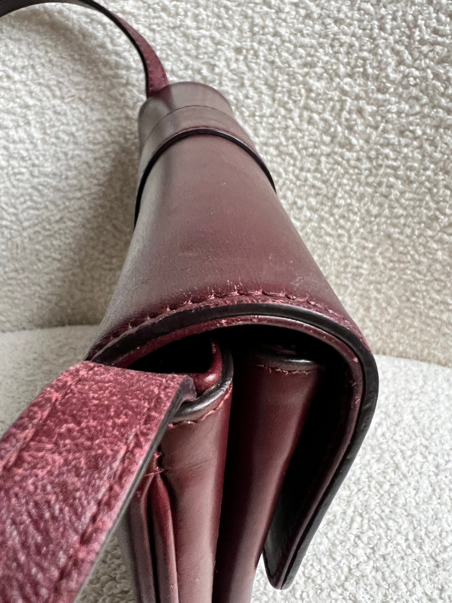 Gucci Burgundy Small Arli Shoulder Bag