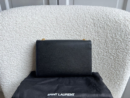 Yves Saint Laurent (YSL) Black Small Kate with Gold Hardware (RRP £1,550)