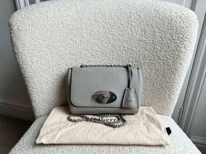 Mulberry Pale Grey Regular Lily Heavy Grain (RRP £1095)