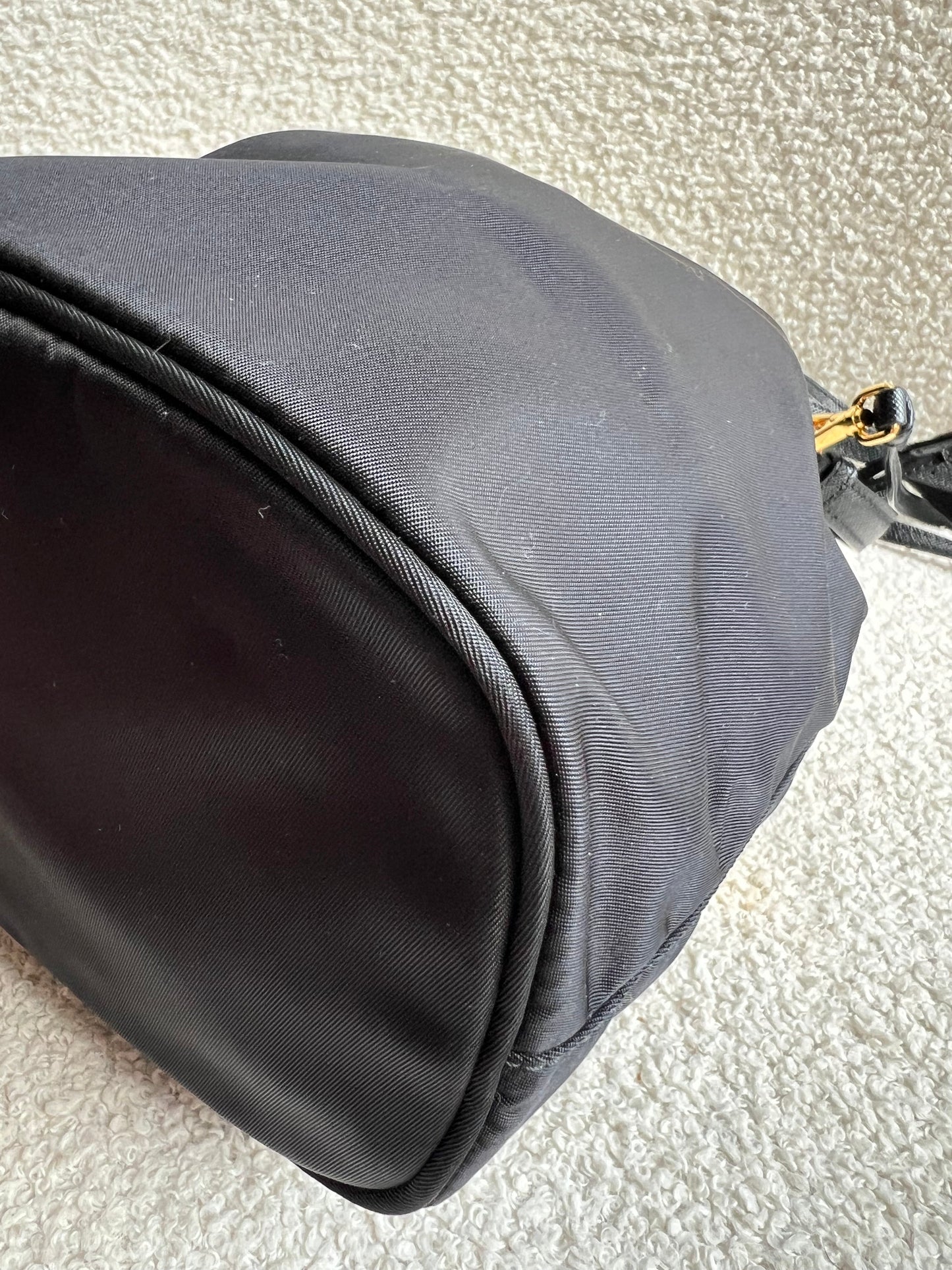 Prada Re-Nylon Duet Black Bucket Bag (RRP £1380)