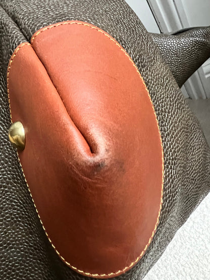 Mulberry Large Clipper Bag in Mole Cognac Scotchgrain (RRP £995)