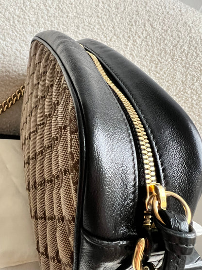 Gucci GG Marmont Canvas Small Shoulder Bag