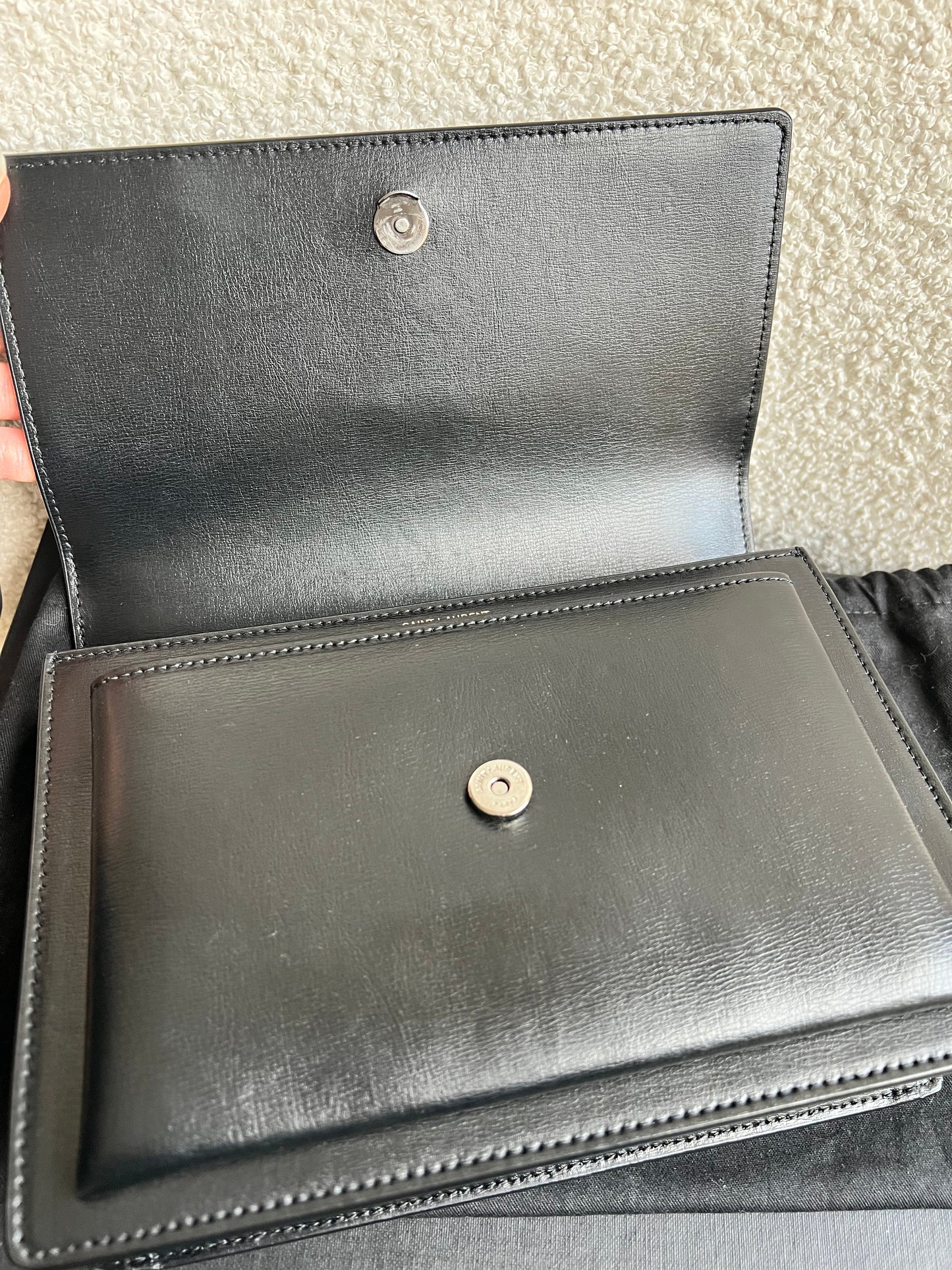 Yves Saint Laurent (YSL) Black on Black Medium Sunset (RRP £1,950)