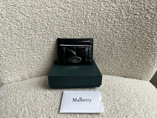 Mulberry Black Softie Card Holder (RRP £150)