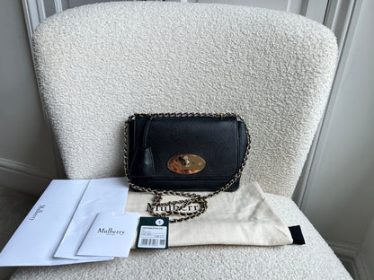 Mulberry Black Regular Lily with Gold Hardware (RRP £995)