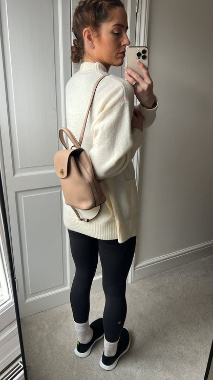 Mulberry Rosewater Mini Bayswater Backpack (RRP £695)