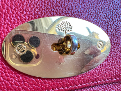 Mulberry Hibiscus Red Regular Lily with Gold Hardware (RRP £995)