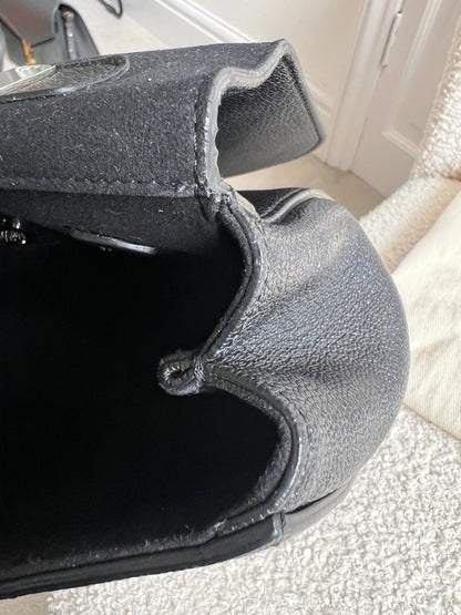 Mulberry Black Medium Lily with Silver Hardware (RRP £1095)