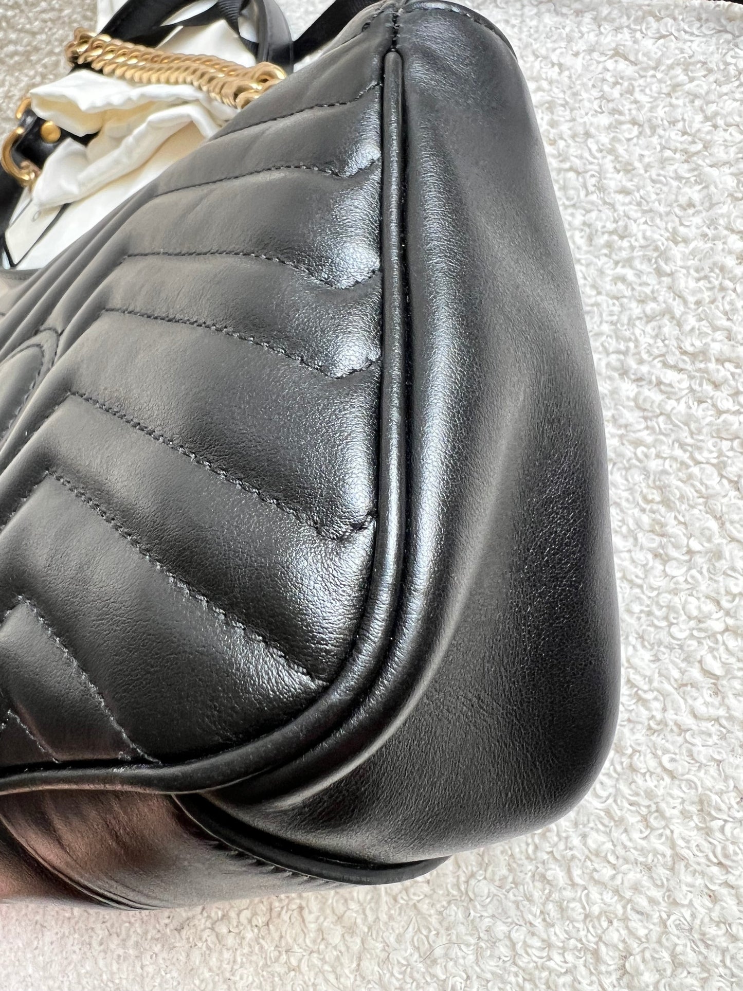 Gucci GG Black Marmont Small Shoulder Bag (RRP £2070)