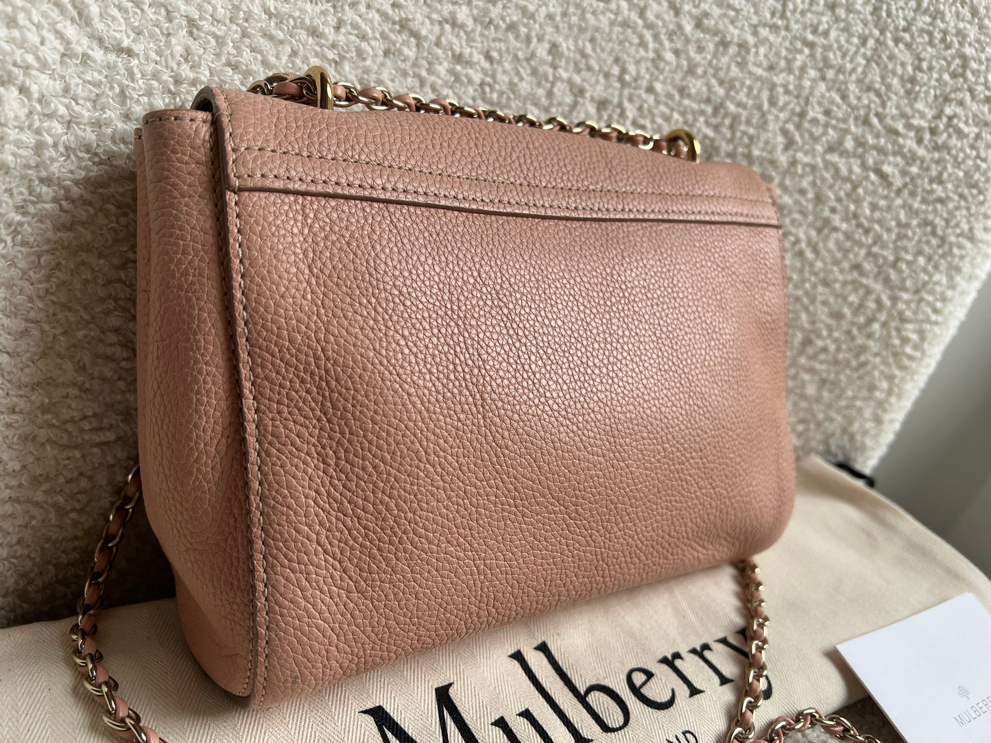 Mulberry Rose Petal Regular Lily with Gold Hardware (RRP £995)