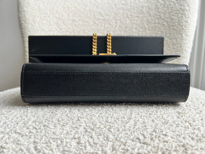 Yves Saint Laurent (YSL) Black Small Kate with Gold Hardware (RRP £1,550)