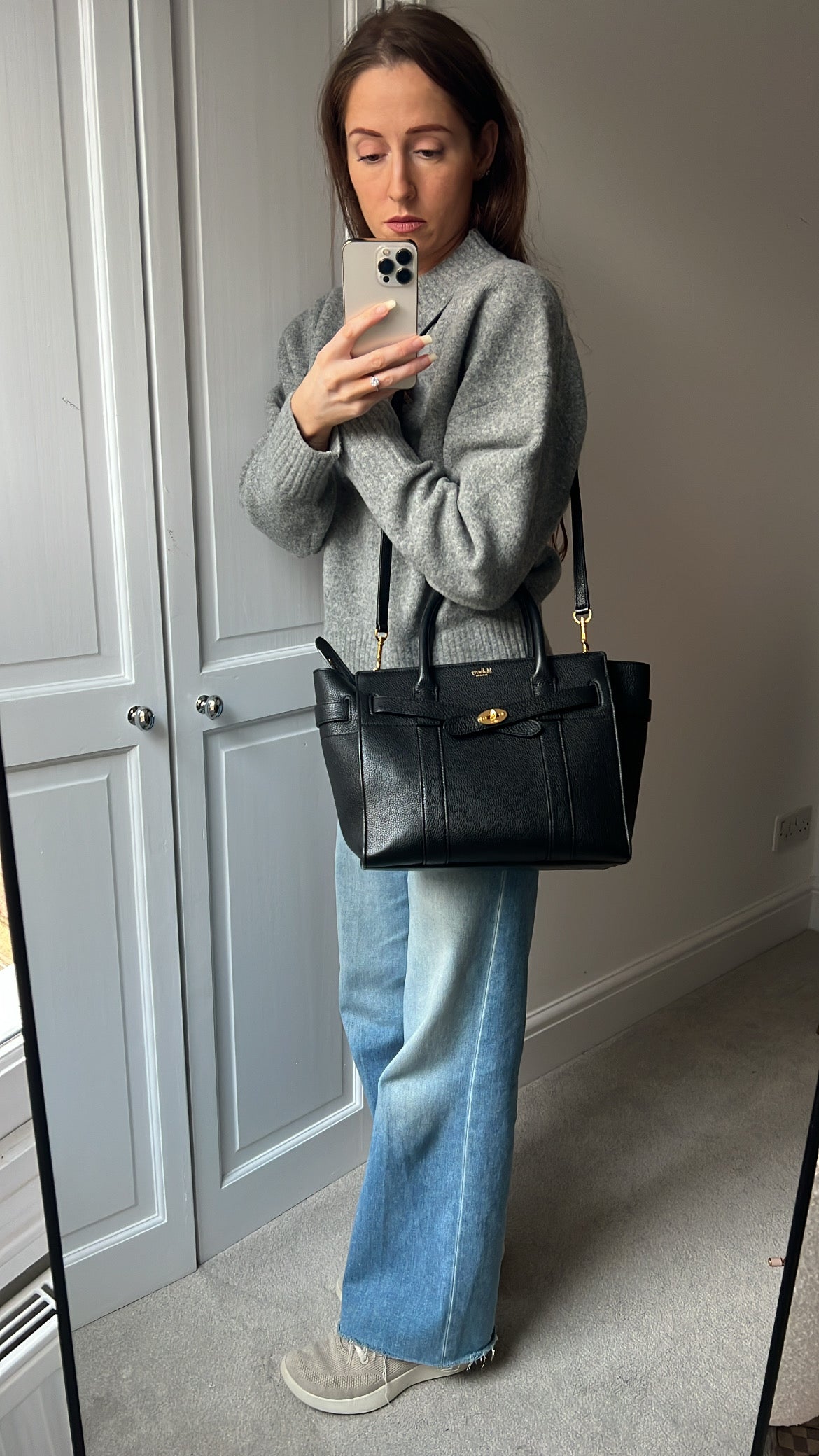 Mulberry Black Small Zipped Bayswater (RRP £1,245)