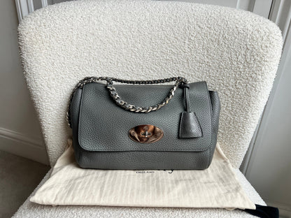 Mulberry Charcoal Grey Medium Top Handle Lily (RRP £1075)