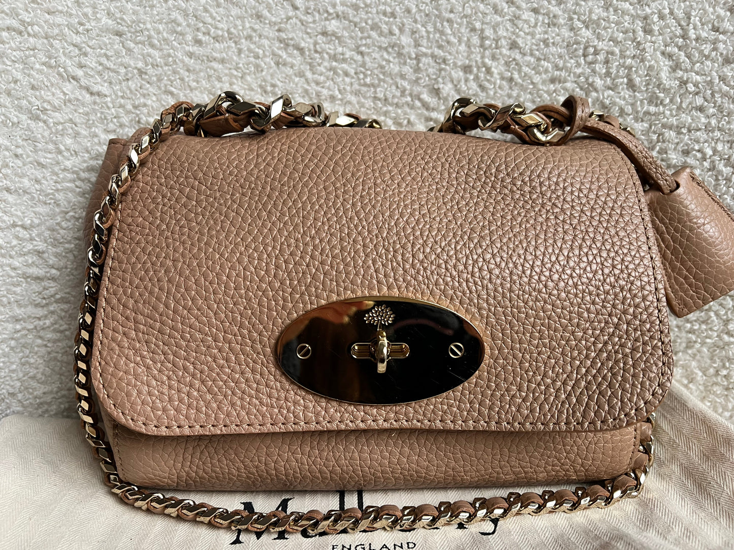 Mulberry Light Salmon Regular Top Handle Lily (RRP £1095)