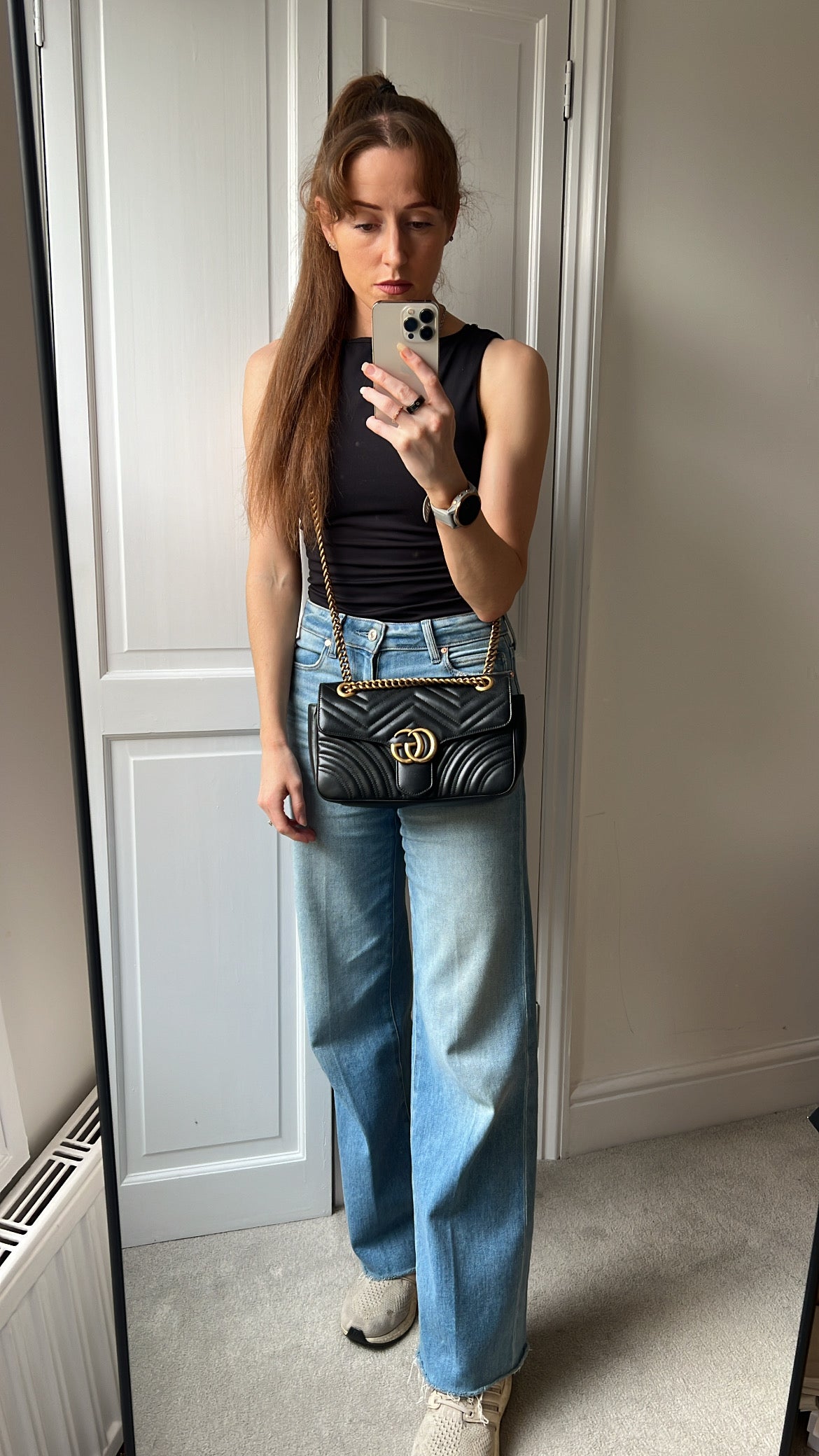 Gucci GG Black Marmont Small Shoulder Bag (RRP £2070)