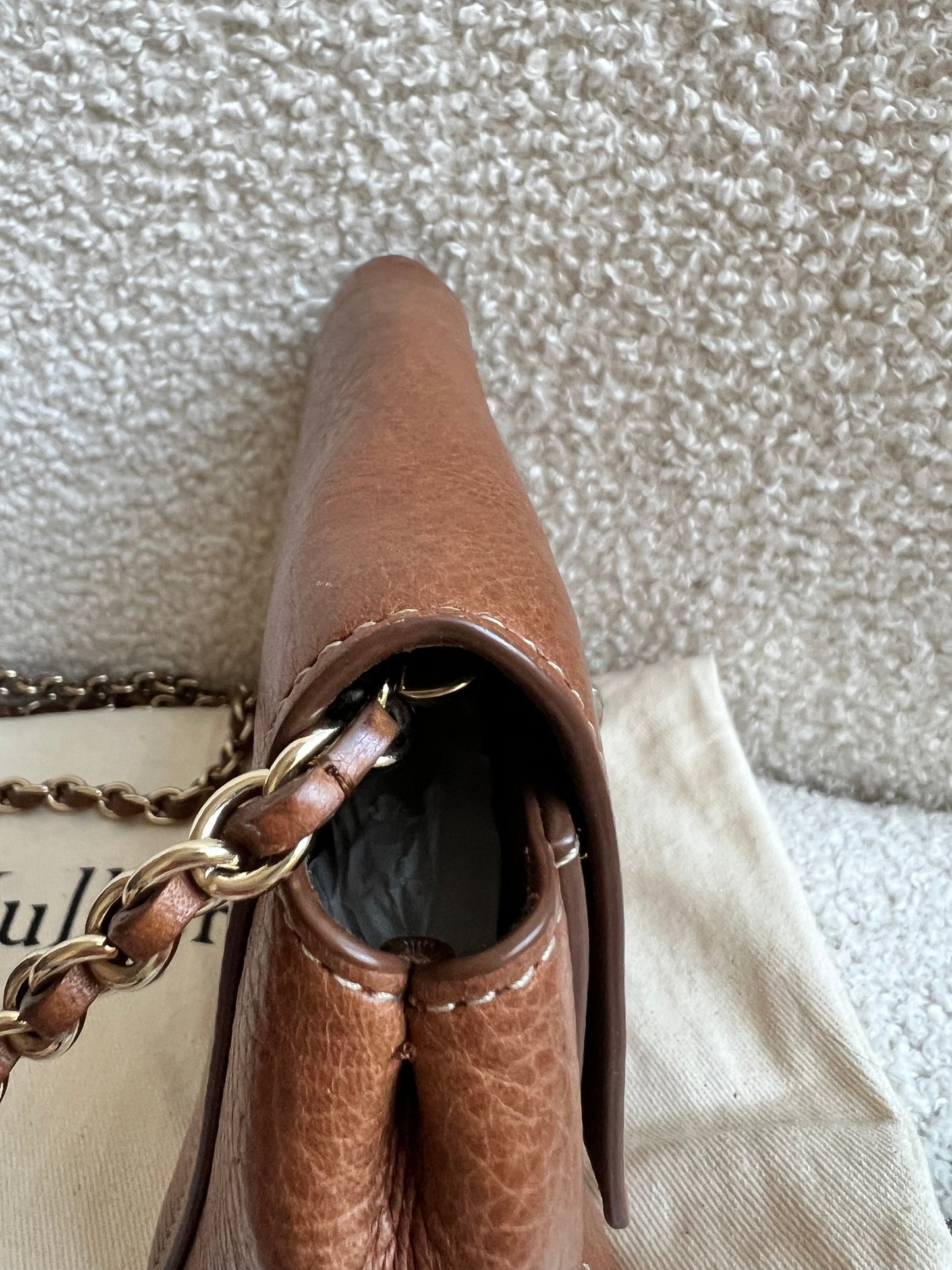 Mulberry Oak Mini Lily with Gold Hardware