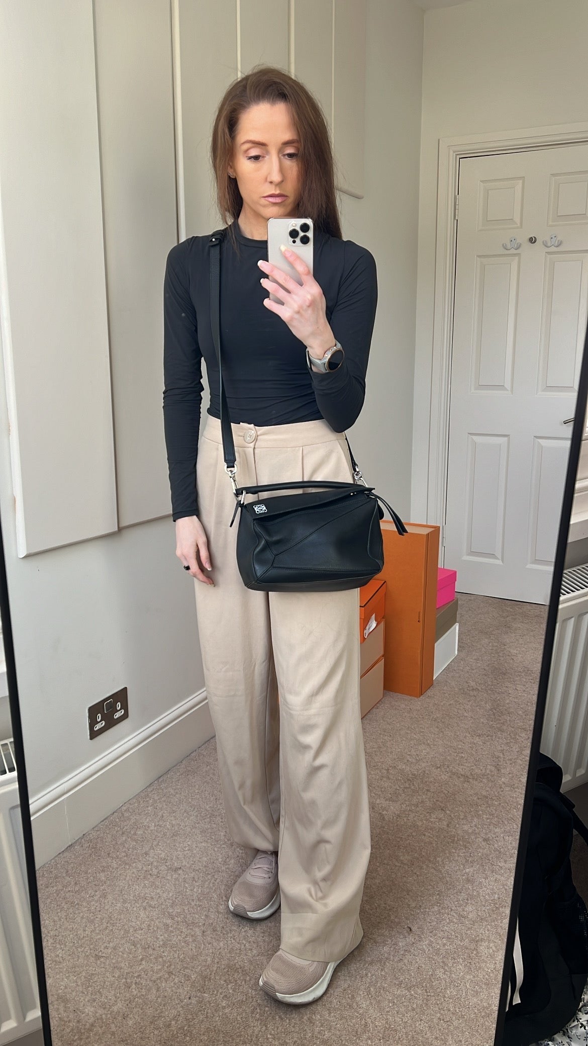 Loewe Tan Small Puzzle Bag (RRP £2550)