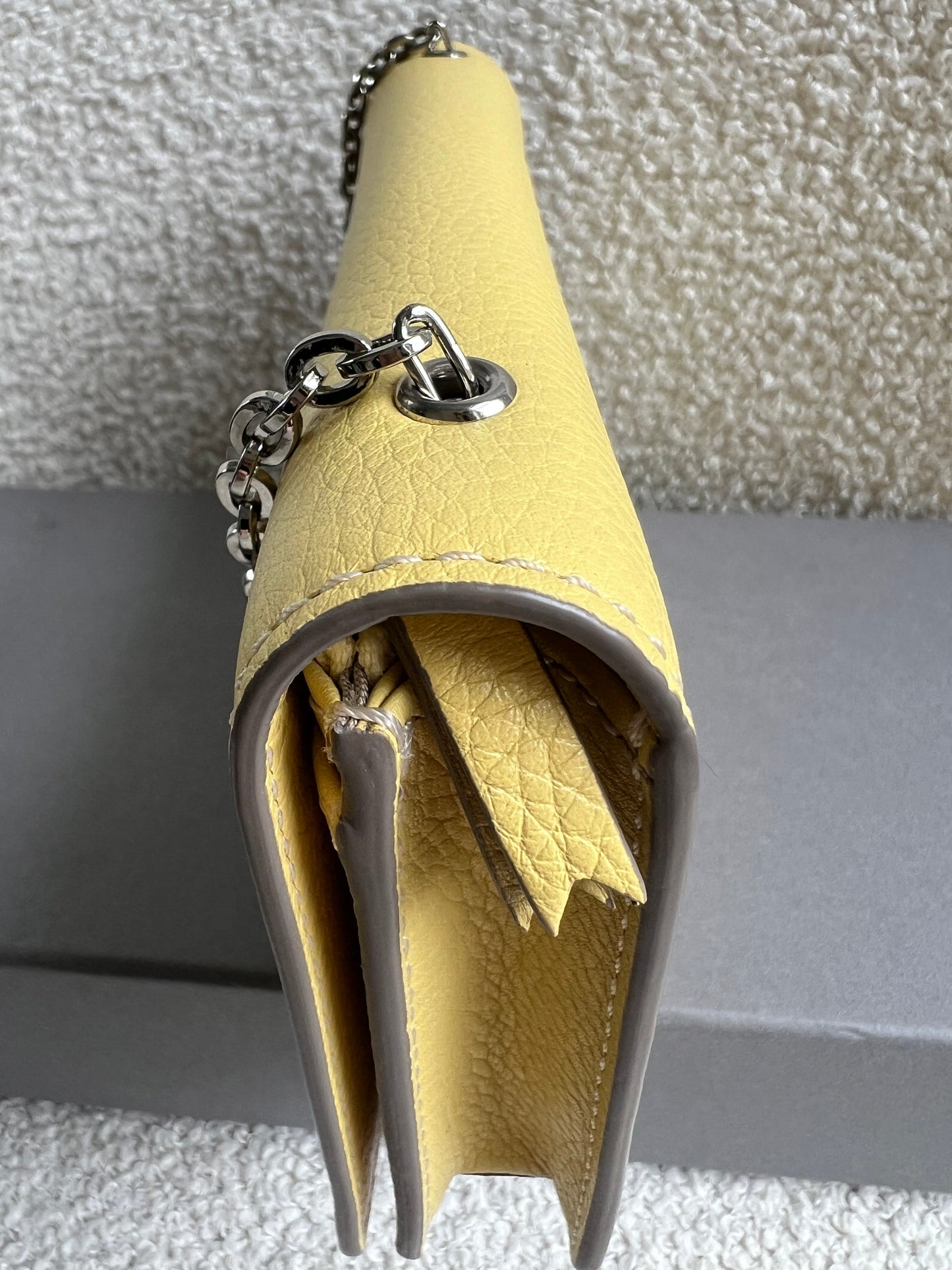 Mulberry Camomile Yellow Bayswater Clutch (RRP £495)