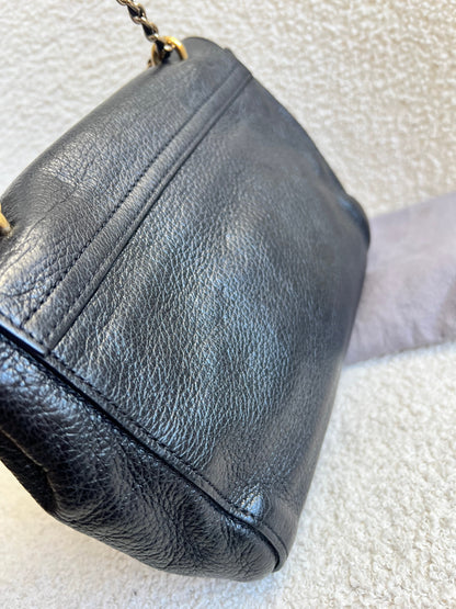 Mulberry Black Regular Lily with Gold Hardware (RRP £995)