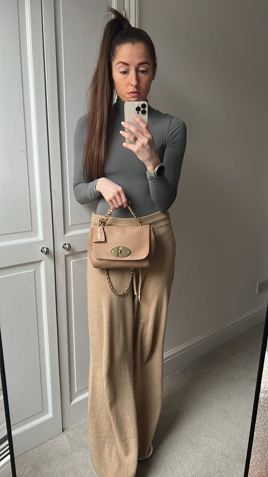 Mulberry Light Salmon Regular Top Handle Lily (RRP £1095)