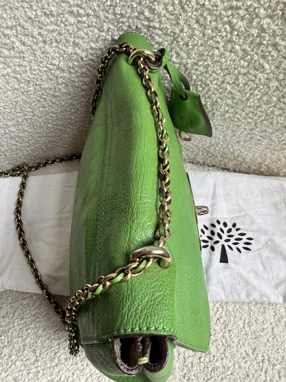 Mulberry Grass Green Regular Lily with Gold Hardware (RRP £895)