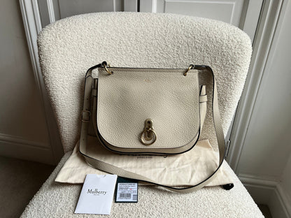 Mulberry Chalk Soft Amberley Satchel (RRP £1,195)