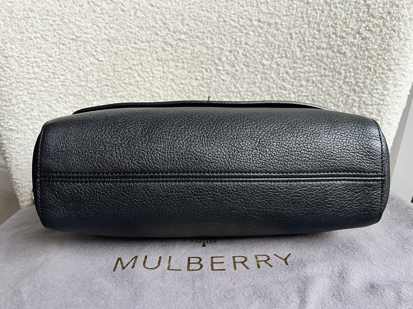Mulberry Black Medium Lily with Gold Hardware (RRP £1195)