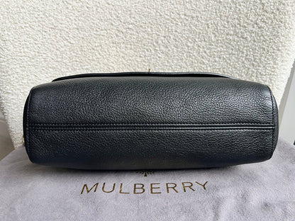 Mulberry Black Medium Lily with Gold Hardware (RRP £1195)