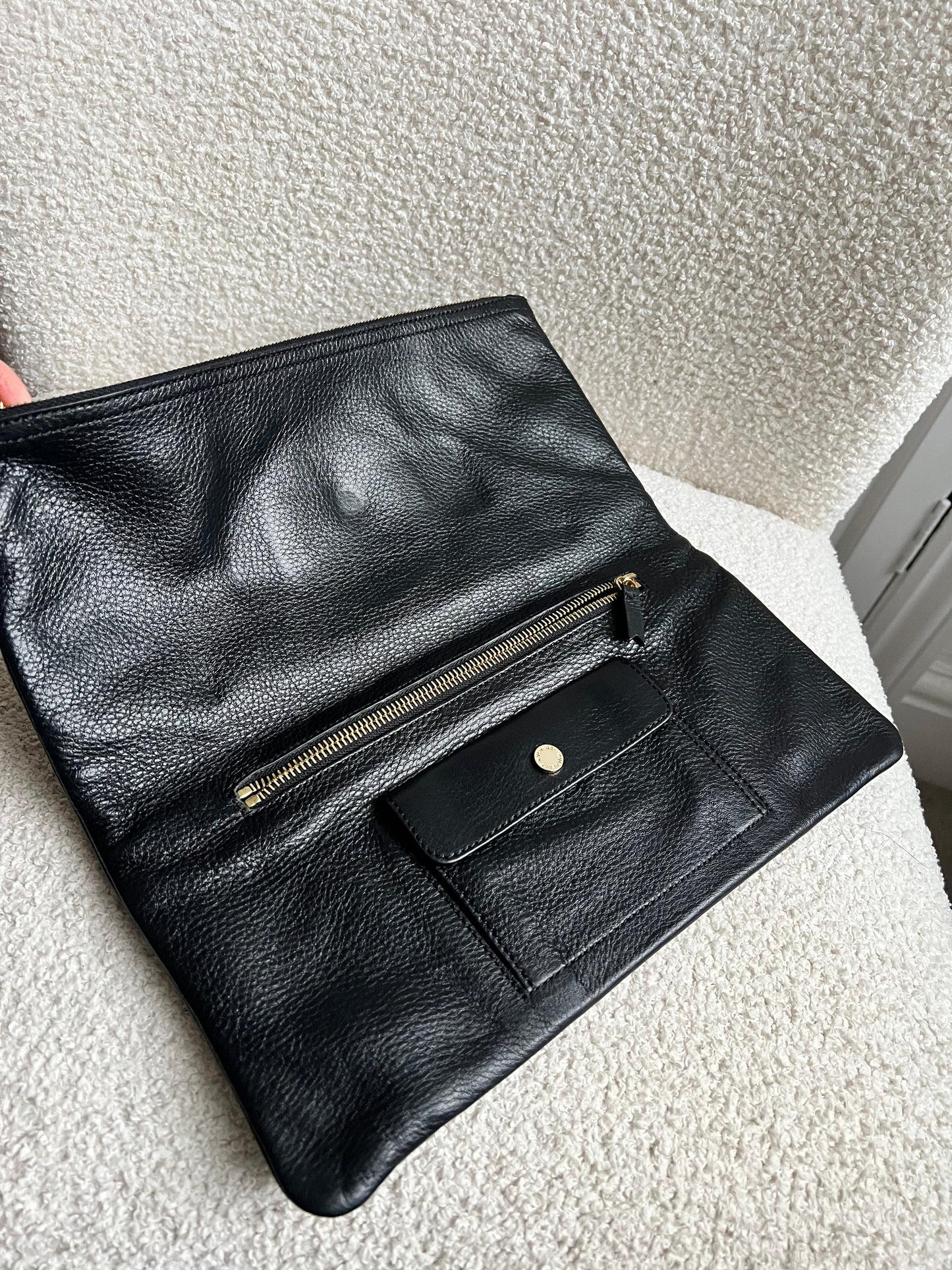 Mulberry Black Daria Clutch (RRP £550)