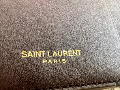 Yves Saint Laurent (YSL) Puffer Clutch Pouch in Tweed (RRP £710)