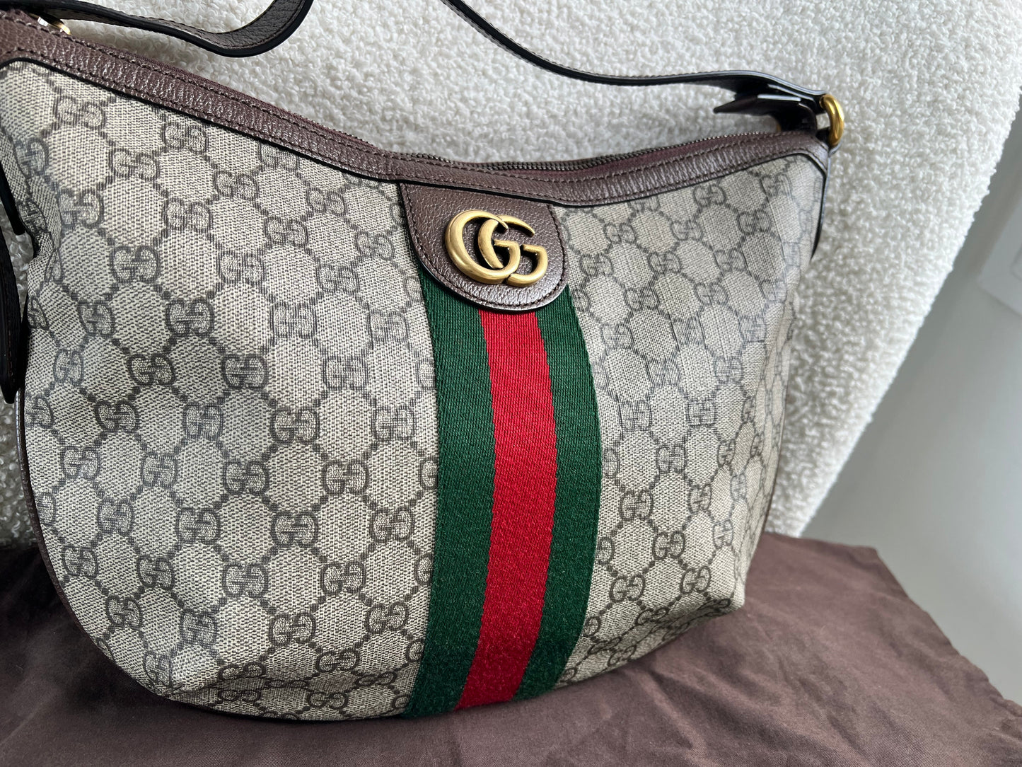 Gucci GG Supreme Ophidia Small Shoulder Bag (RRP £1190)