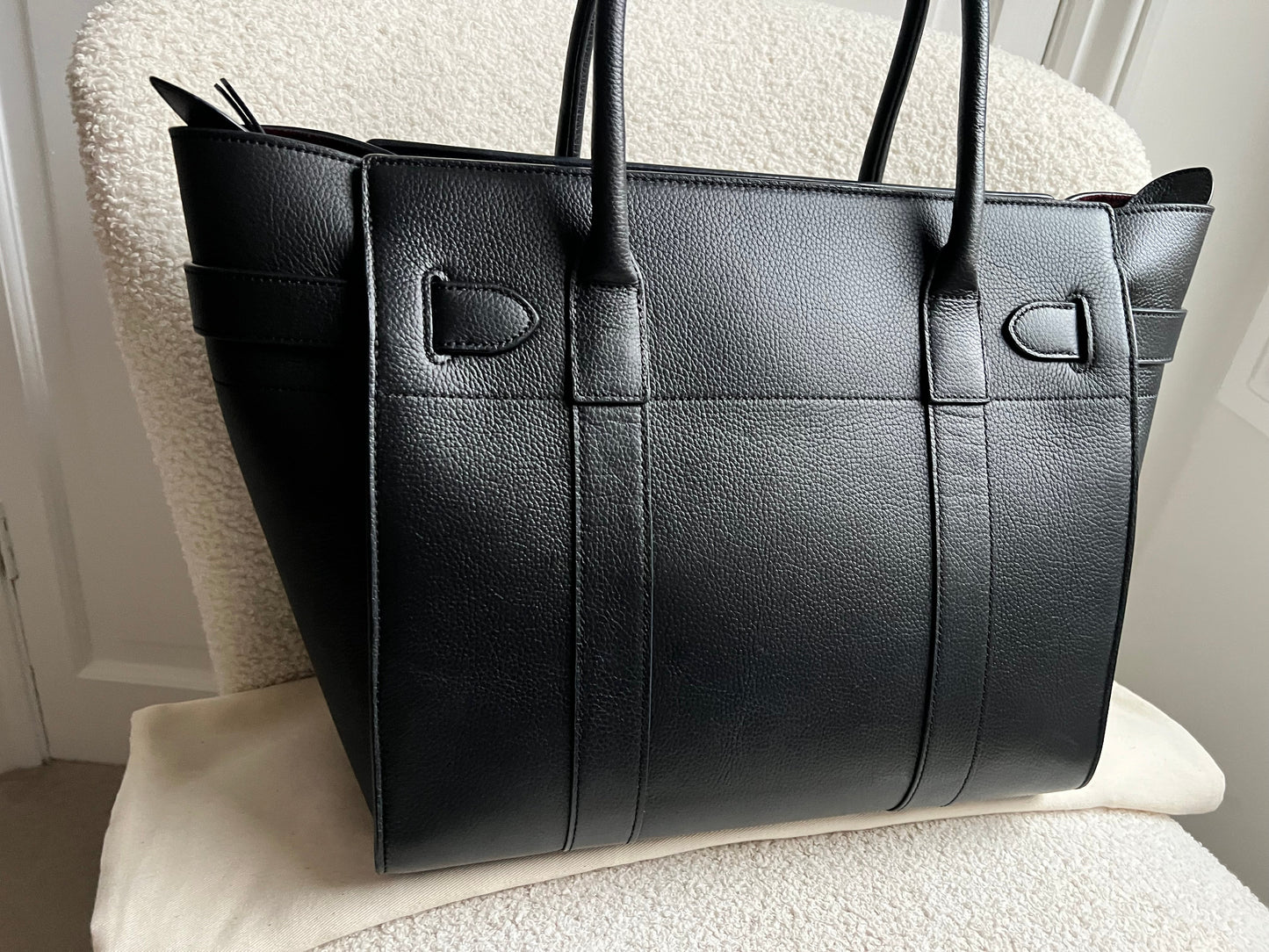 Mulberry Black Zipped Bayswater (RRP £1,350)