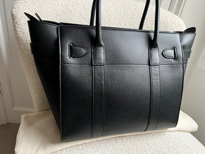 Mulberry Black Zipped Bayswater (RRP £1,350)