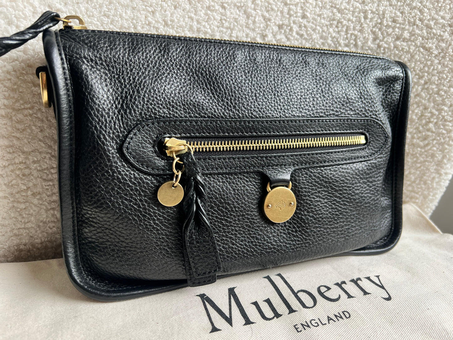 Mulberry Black Small Somerset Satchel