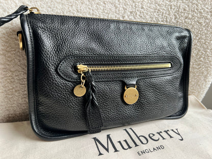 Mulberry Black Small Somerset Satchel